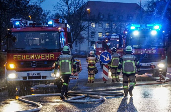 Brandstiftung  in Wendlingen: Bewohner legt Feuer in Flüchtlingsheim