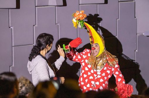Nimrod Eisenberg im Einsatz als Clown Foto: Nimrod Eisenberg/ 