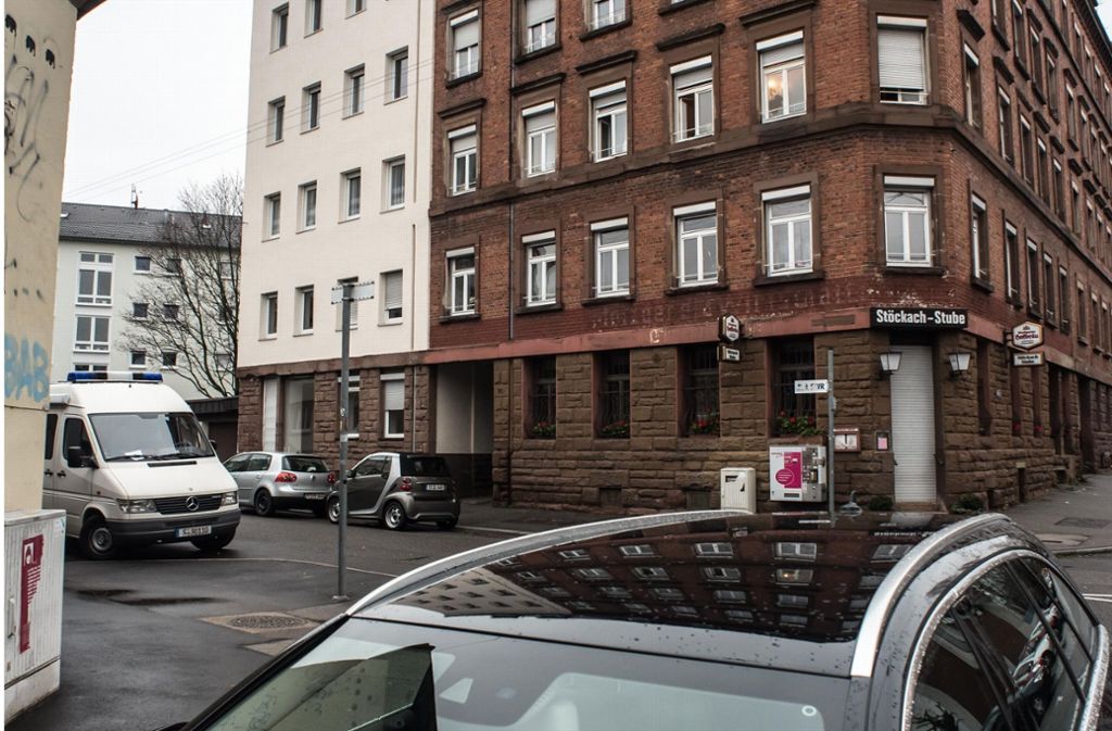 Tatort Stöckachstraße: Am 8. Dezember 2017 wurde im zweiten Stock ein Mieter getötet. Foto: Lichtgut/ Max Kovalenko