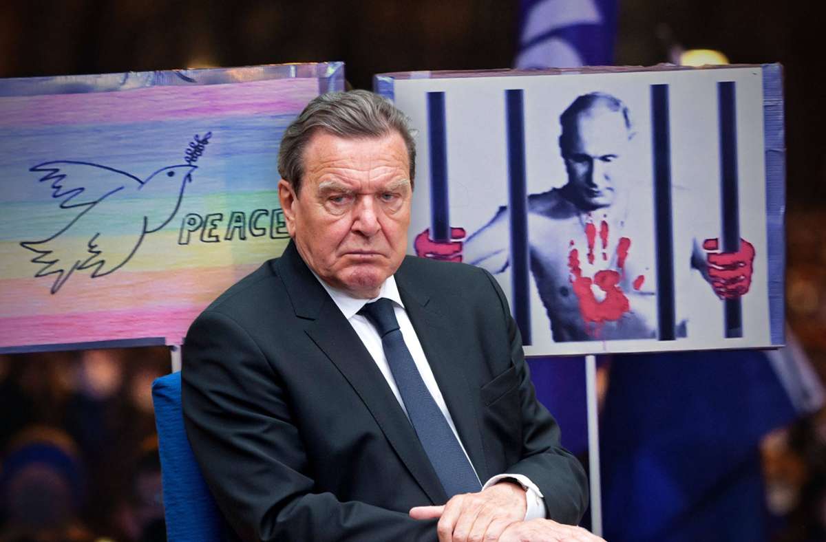Gerhard Schröder steht immer weiter im Abseits. (Symbolbild)