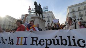 Tausende Spanier protestieren gegen Monarchie