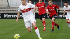 Bereitete  drei der sieben VfB-Tore vor: Der letztjährige U-19-Spieler Florian Kleinhansl. Foto: Baumann