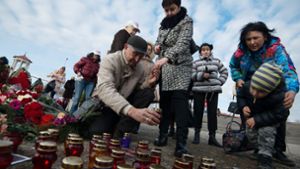 Russland gedenkt der Opfer der Flugzeugtragödie
