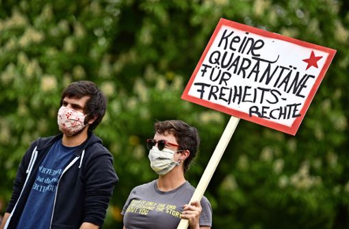Es sollte kein expliziter Gegenprotest zur Demo auf dem Wasen. Foto: Lichtgut/Max Kovalenko