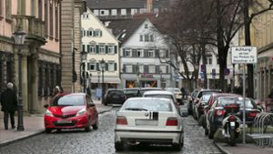 Die Esslinger Ritterstraße ist eine – nicht nur von Anwohnern - viel befahrene Straße. Foto: Horst Rudel
