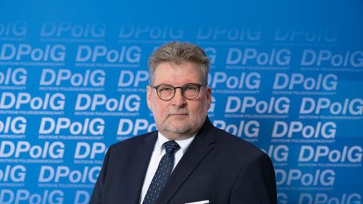 Ralf Kusterer, der Vorsitzende der Deutschen Polizeigewerkschaft Baden-Württemberg. Foto: dpa/Bernd Weißbrod