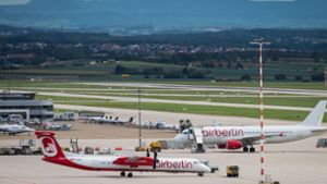 Von den Flugausfällen bei Air Berlin war auch der Stuttgarter Flughafen betroffen. Foto: dpa