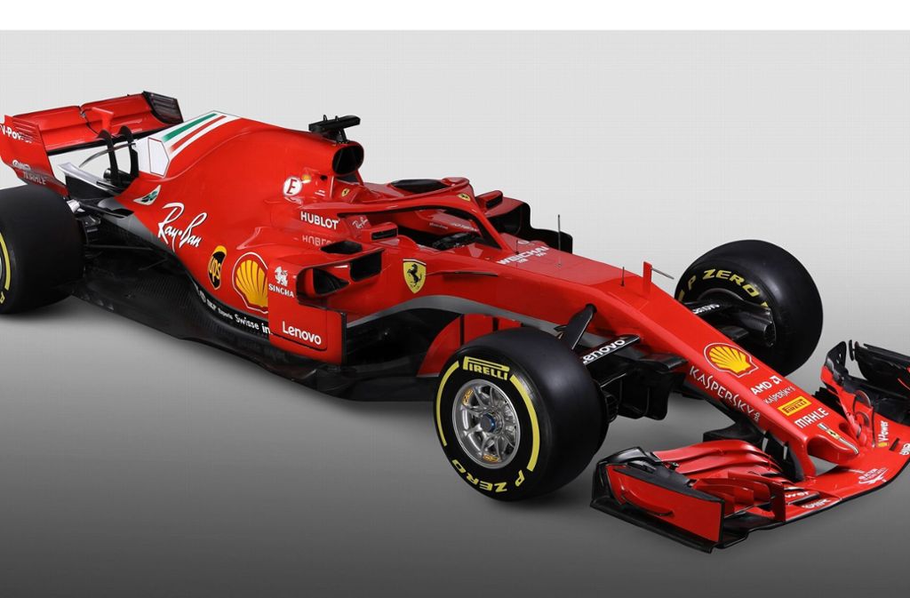 Der neueste Formel-1-Flitzer Ferrari SF-71 H bei der ...