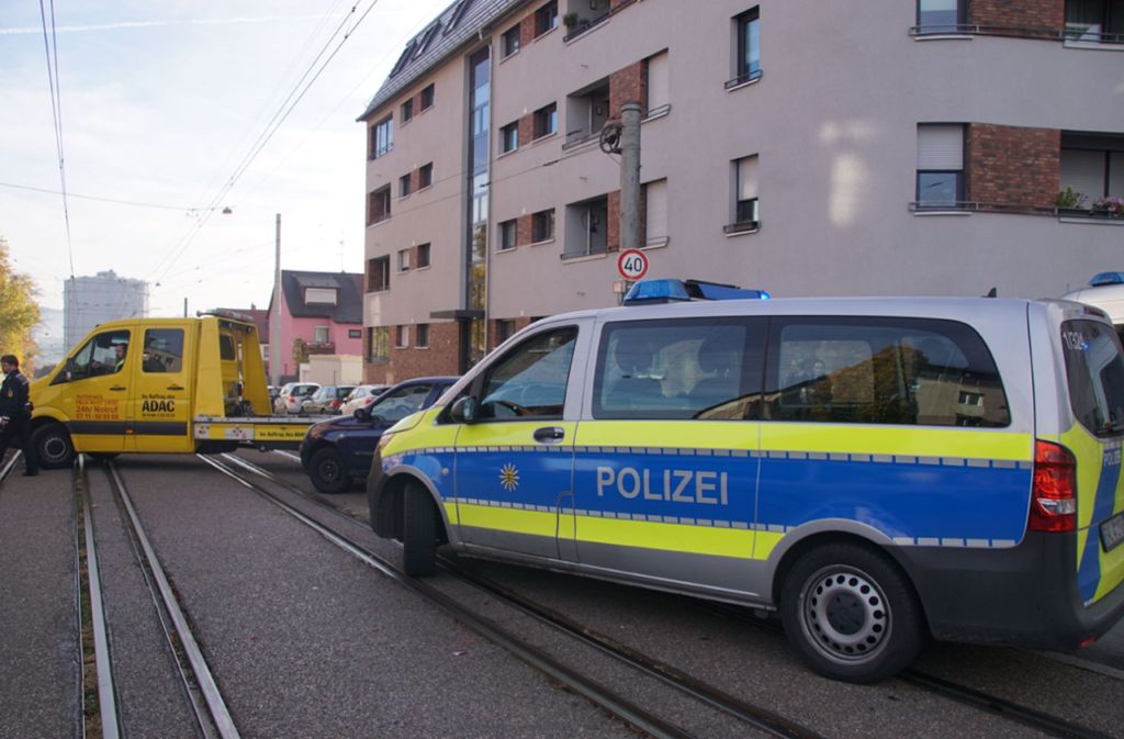 Der Unfall passierte in der Hackstraße in Stuttgart-Ost.