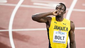 Usain Bolt beendet seine Karriere nur mit Bronze Foto: dpa