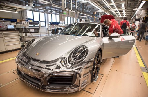 Nach einem Rekordjahr erhalten die Porsche-Mitarbeiter einen hohen Bonus. Foto: Lichtgut/Max Kovalenko