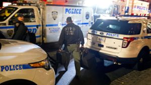 Die Polizei bei einem Einsatz in New York Foto: FR61802 AP