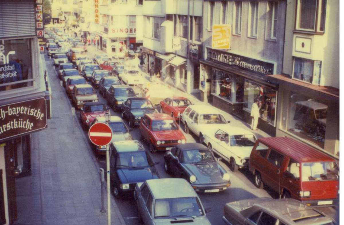 So sah es in den 1970ern in der Calwer Straße auf. Foto: /Deyss