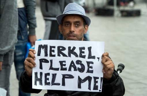 Für viele Flüchtlinge ist Angela Merkel Helferin in der Not. Foto: dpa