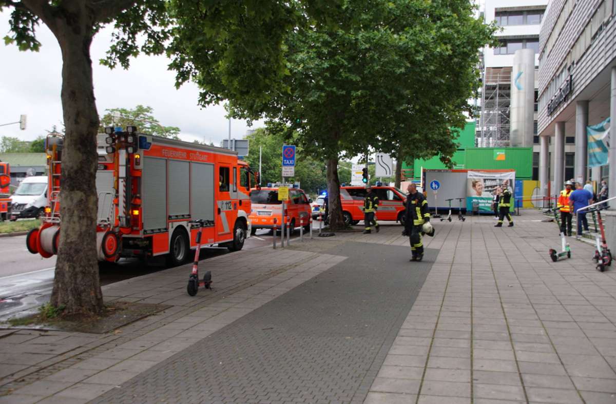 Die Feuerwehr wurde am Donnerstagvormittag zu einem Einsatz ins Klinikum Stuttgart gerufen.