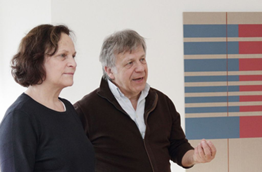 Klaus Braun überzeugte in Karlsruhe mit Werken von José Heerkens (links)