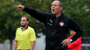 Trainer Marc Kienle und der VfB Stuttgart II hatten etwas gut zu machen. Foto: Pressefoto Baumann
