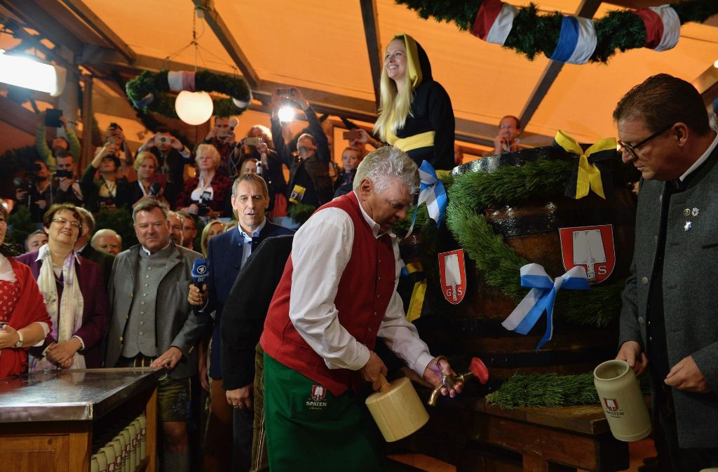 Münchens Oberbürgermeister Dieter Reiter (SPD) eröffnete das Oktoberfest.