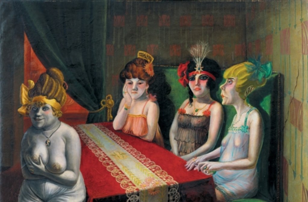 Otto Dix, Der Salon I, 1921