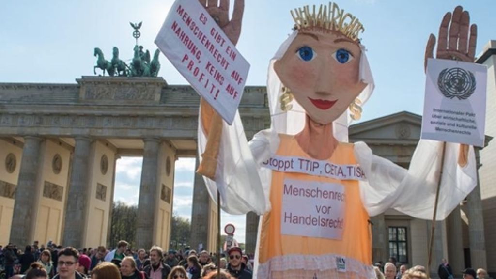 Demonstration gegen TTIP: Der (schein)heilige Krieg