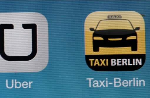 Ein harter Kampf zwischen Uber und den Taxi-Unternehmen geht erst einmal an die Taxifahrer. Foto: dpa