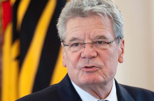 Bundespräsident Joachim Gauck Foto: dpa