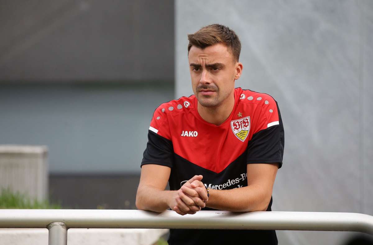 Philipp Förster musste aus dem VfB-Trainingslager Ende August vorzeitig abreisen. Foto: Pressefoto Baumann/Hansjürgen Britsch