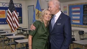 Ein gutes Team: Präsidentschaftskandidat Joe Biden und seine Frau Jill. Foto: dpa/Democratic National Convention