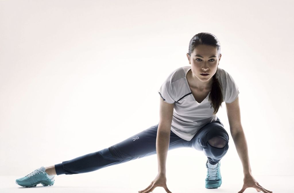 Für diese Rolle wurde Model Anne Mühlmeier häufig gebucht: Sportlich für On Running