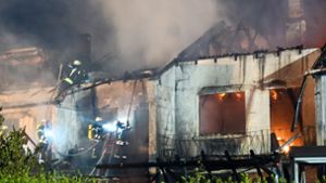 Sechs Reihenhäuser in Flammen – Schaden in Millionenhöhe