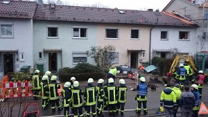 Wegen eines Gaslecks mussten mehrere Häuser in Marbach geräumt werden. Foto: Andreas Rosar Fotoagentur-Stuttgart