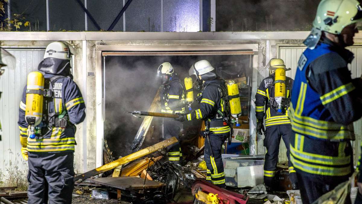 Weitere Brände in Winnenden: Polizei vermutet Brandstiftungen als Ursache