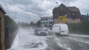 Im Kreis Esslingen kam es zu schweren Überflutungen. Foto: dpa/Sdmg