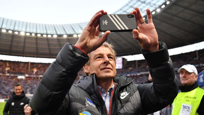 Das hat Jürgen Klinsmann im Berliner Stadion gefilmt