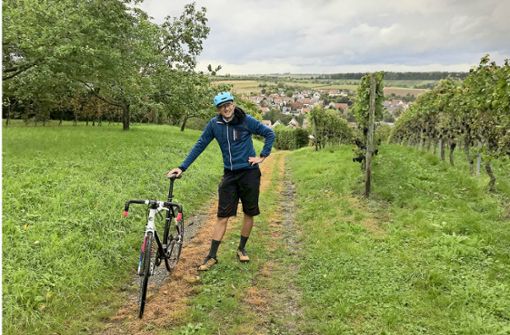 Insider wie der Radbande-Organisator Achim Seiter können die Wege nach Höpfigheim finden und einschätzen. Ortsfremde bräuchten dagegen einen Navigator – oder Hinweisschilder. Foto: Oliver von Schaewen