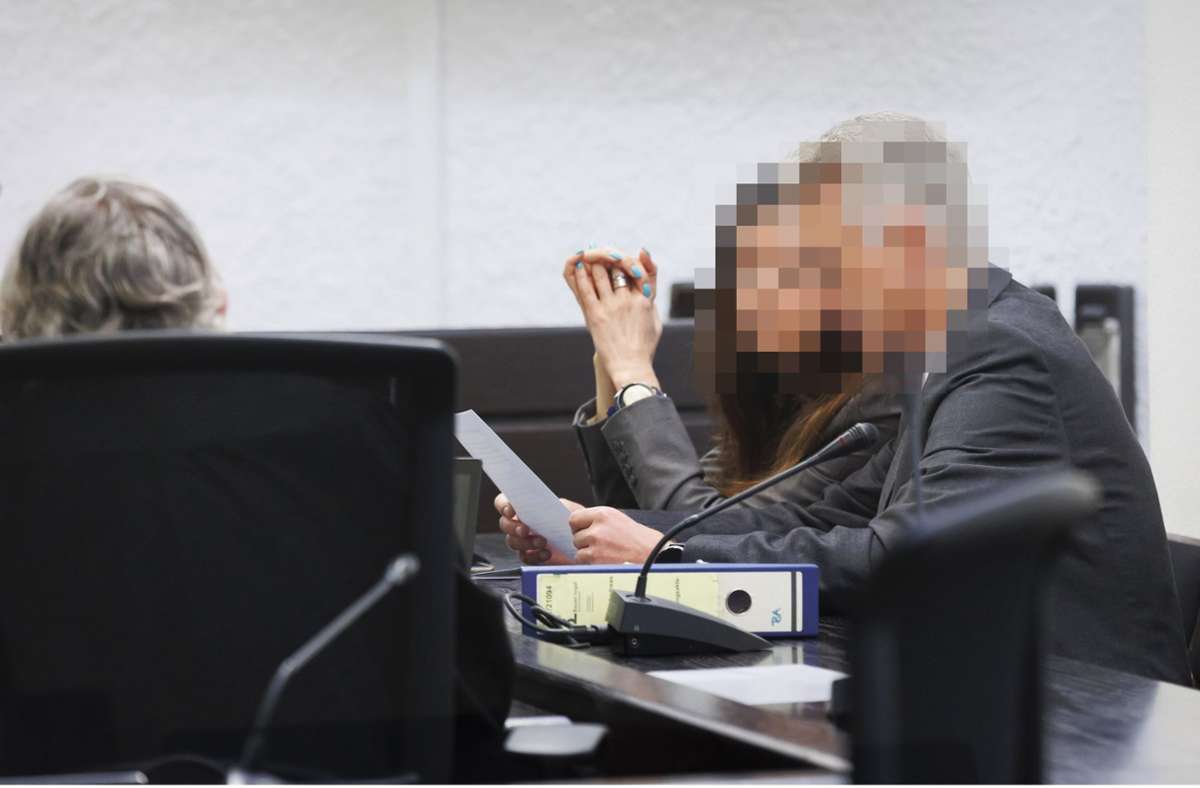 Eine Aufnahme aus dem Prozess gegen den baden-württembergischen PolizeiinspekteurFoto:Julian Rettig / Foto: Lichtgut/Julian Rettig