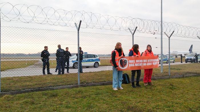 Flughafen München: Landebahn wegen Klimaprotests gesperrt