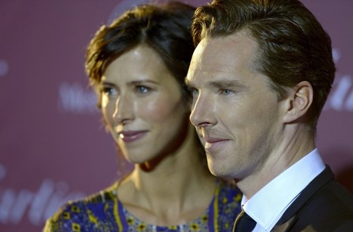 Auch Benedict Cumberbatch und Sophie Hunter gaben sich beim Palm Springs International Film Festival die Ehre. Foto: dpa