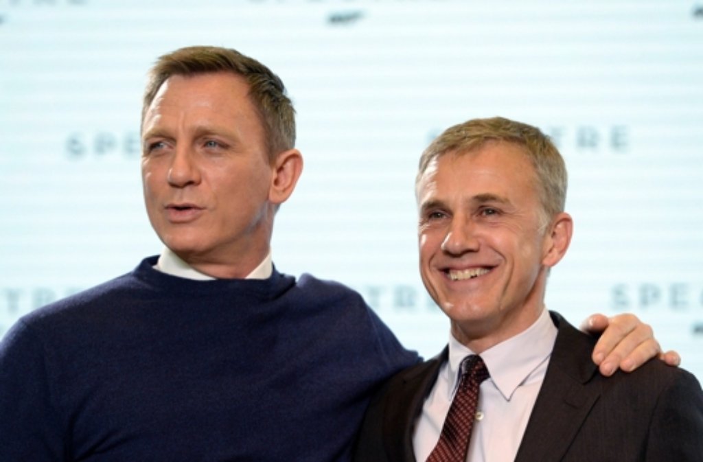 Bond-Darsteller Daniel Craig (links) mit seinem Gegenspieler Christoph Waltz.