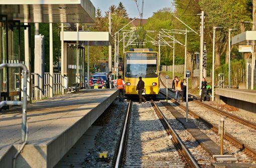 Eine Frau ist am Mittwoch bei einem Stadtbahnunfall schwer verletzt worden. Foto: IMAGO/KS-Images.de/Karsten Schmalz