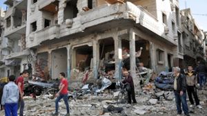 Die Waffenruhe in Syrien ist ein erster Hoffnungsschimmer. Das Land liegt in weiten Teilen in Trümmern. Foto: dpa