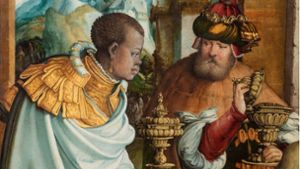 Der Meister von Messkirch: Anbetung der Heiligen Drei Könige (Ausschnitt) Foto: Staatsgalerie Stuttgart