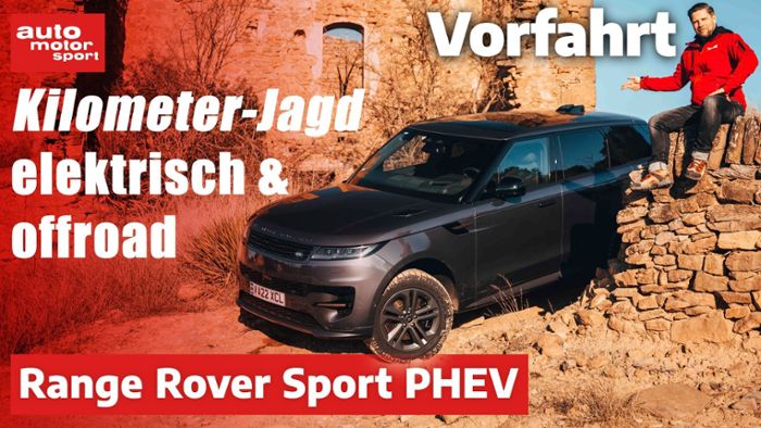 Range Rover Sport PHEV: Elektro-Kilometer-Jagd offroad