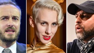 Kabarettisten wie Jan Böhmermann, Lisa Eckhart und Serdar Somuncu sorgen für Aufreger. Foto: dpa/Balk