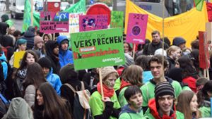 In Stuttgart wollen Schüler gegen die aktuelle Klimapolitik auf die Straßen gehen (Archivbild). Foto: dpa