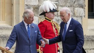 König Charles (links) und US-Präsident Joe Biden (Archivbild) Foto: dpa/Susan Walsh