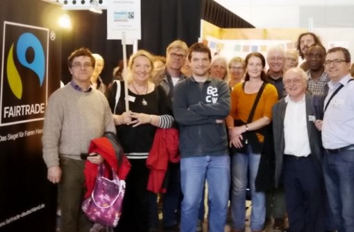 Für die Initiativgruppe der Aktion faires Filderstadt war der Besuch der Fairtrade-Messe im April 2014 ein Pflichttermin. Foto: z