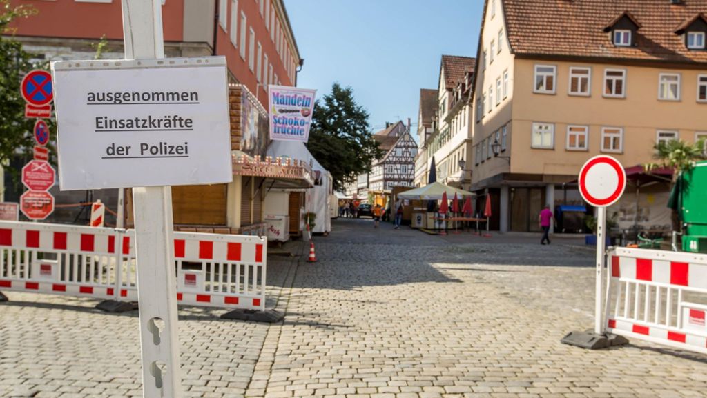 Nach schweren Krawallen in Schorndorf: Polizei sichert  Stadtfest mit mehr Einsatzkräften