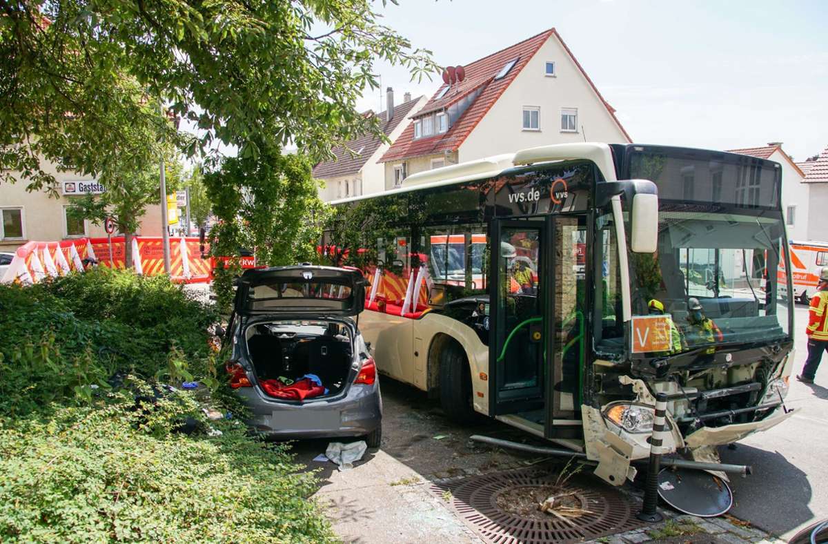 Der Unfall ereignete sich in Rutesheim.