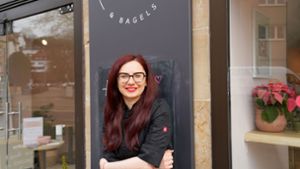 Tihana Canjuga, die Chefin von „Cupcakes and Bagels“, in ihrem Laden im Stuttgarter Westen. Sie wünscht sich mehr Verständnis. Foto: /Marta Popowska